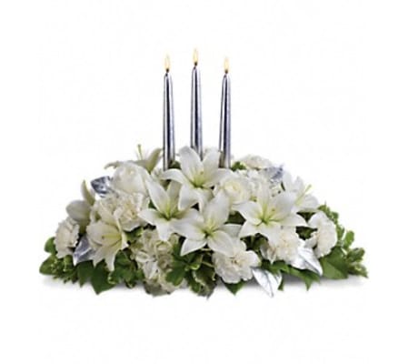 Elegant Silver Centerpiece