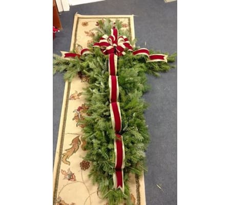 Cross-shaped Grave Blanket