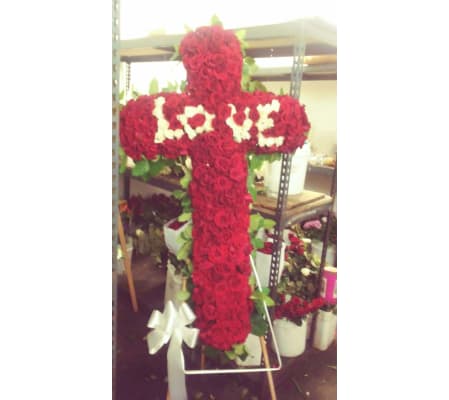 red rose cross
