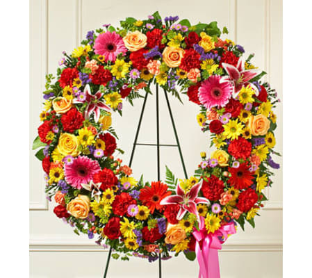 Mixed Open Wreath