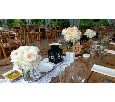 CUSTOM ASSORTMENT OF RUSTIC CENTERPIECES