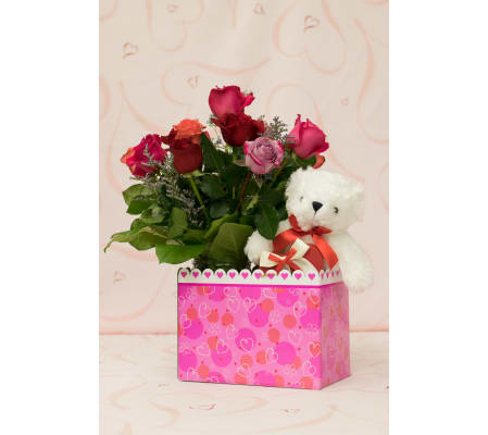 Valentine Box Special - Mixed Roses