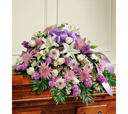 Half Casket Cover Lavender