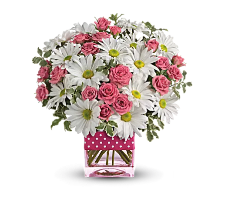 Teleflora - Polka Dots and Posies Bqt