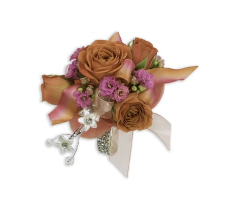 Sherbet Wrist Corsage