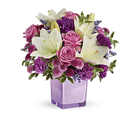 Teleflora - Pleasing Purple Bqt