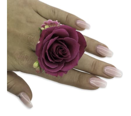 Fuchsia Floral Ring