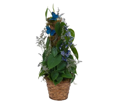 Plant Basket with Butterflies