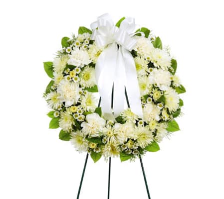 Open Wreath Standing Spray
