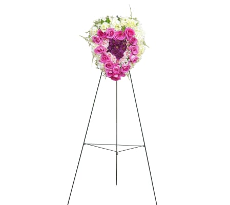 Peaceful Pink Standing Heart