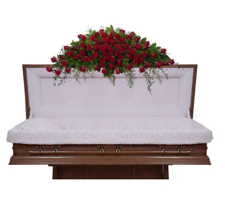 Royal Rose Full Casket Spray