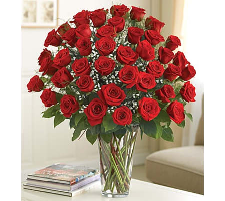 100 Long Stem Red Roses