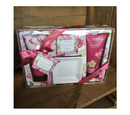 The Lotus Flower Bath Gift Set