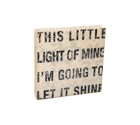 This Little Light of Mine Block Art I