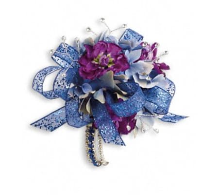 Feel The Beat Blue Corsage