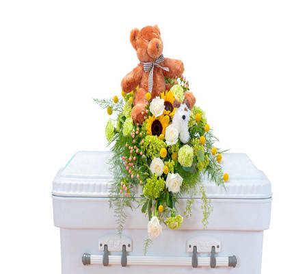 Tiny Angels Casket Spray DW