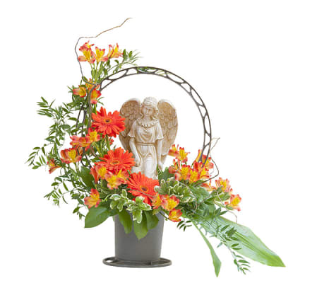 Heaven's Sunset Angel Basket DW