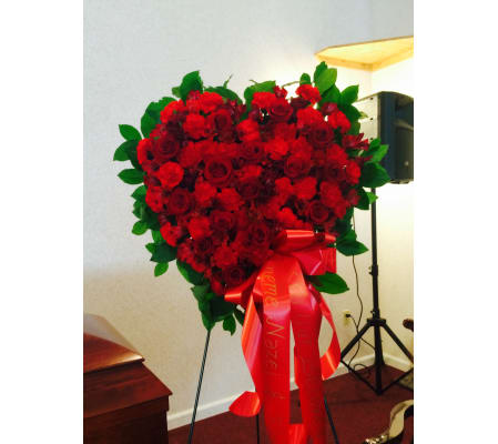 All Red Solid Heart