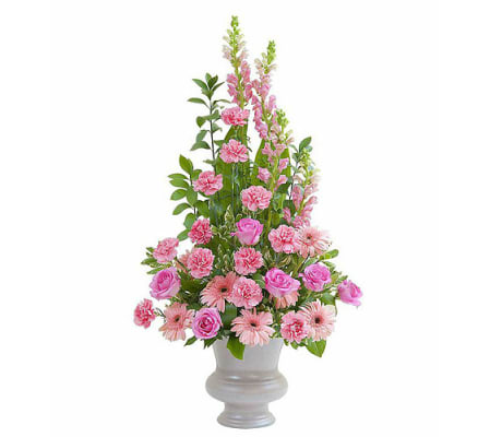 Teleflora - Peaceful Pink Large Urn