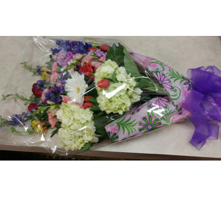 Seasonal Wrapped Bouquet