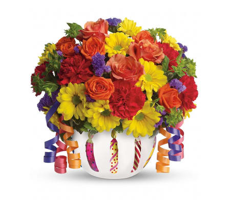 Brilliant Birthday Blooms Bouquet