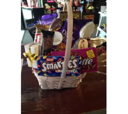 Chocolate and Treats Basket by Floratechnics