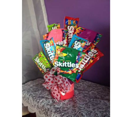 Sweet Skittles Bouquet by Floratechnics
