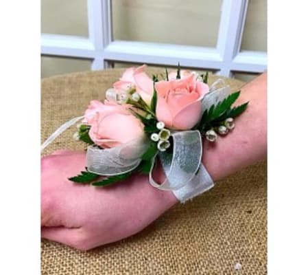 Pink Spray Rose Standard Wristlet