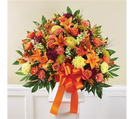 Mixed Basket In Fall Colors