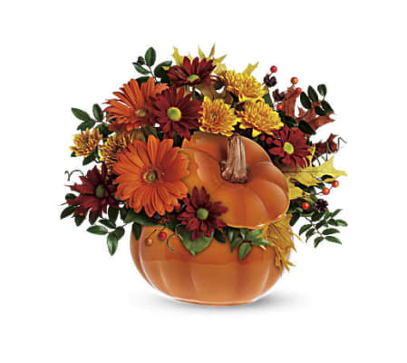 Fall Blooms Pumpkin