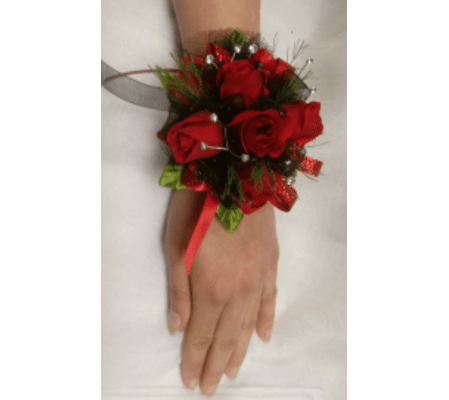Putting on The Ritz Wrist Corsage