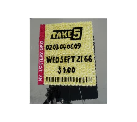 CUSTOM NY LOTTERY TICKET