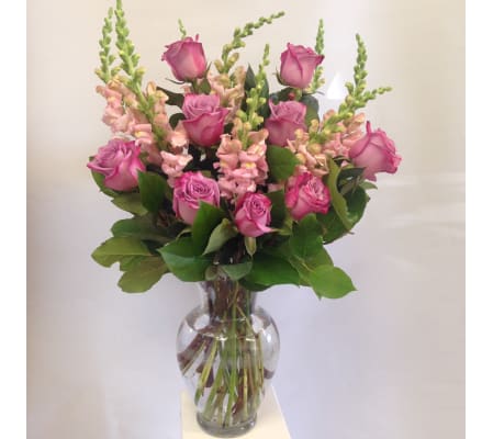 Soothing pinks and lavender