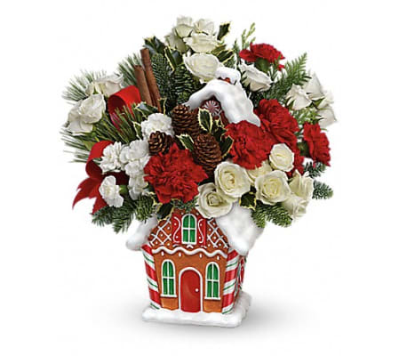 Gingerbread Cookie Jar Bouquet 14