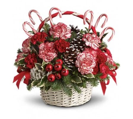 Candy Canes in a Basket