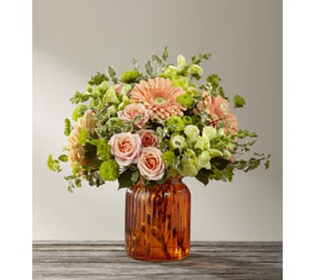 TCG's FTD Peachy Keen Bouquet- Deluxe
