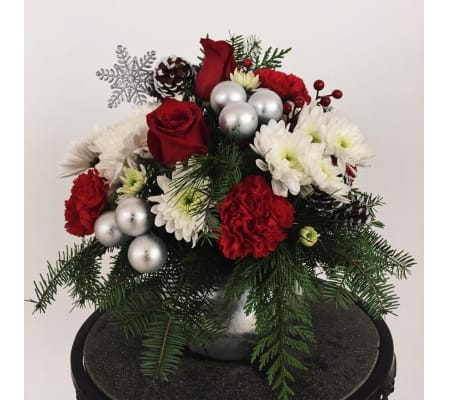 Silver Tidings Arrangement