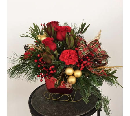 Vintage Sleigh Bouquet