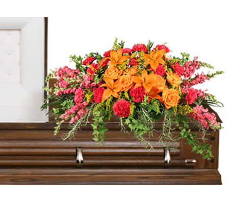 TRIUMPHANT TRIBUTE Casket Spray