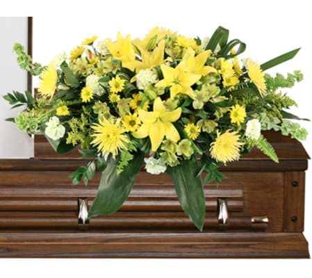 Mourning Sunshine Casket Spray