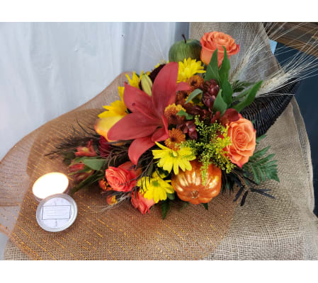 Autumn Blessings Cornucopia