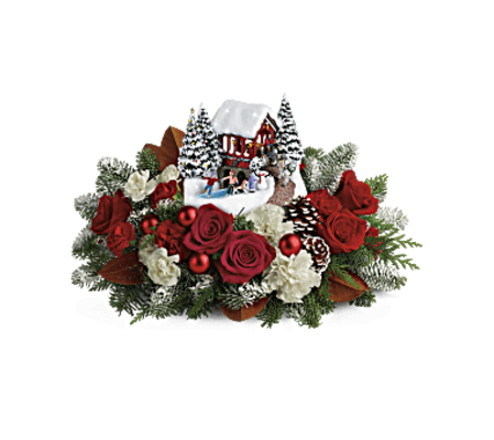 Thomas Kinkade's Snowfall Dreams Bouquet 2018