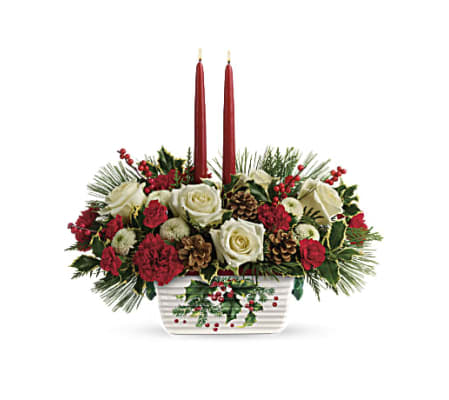 Holly  Berries Centerpiece