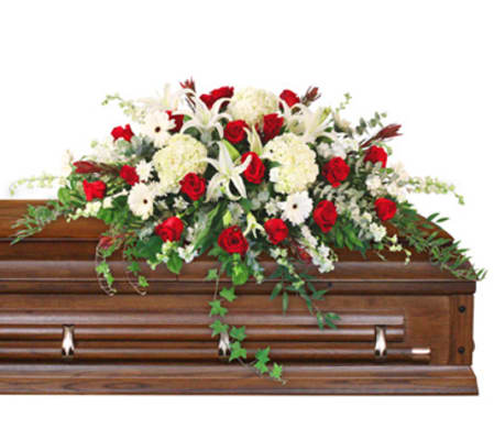 The Peace Always Casket Spray