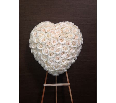 Pure White Heart Arrangement
