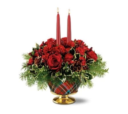 Christmas Plaid Tartan Bowl