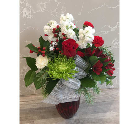 Christmas Vase