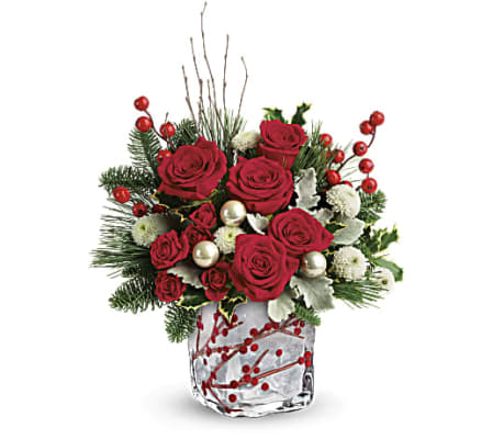 WINTERBERRY KISSES BOUQUETS