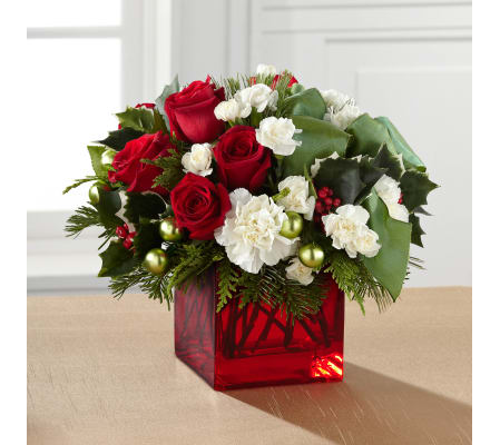 Merry and Bright Bouquet Vase