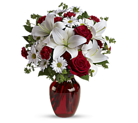 B My Love bouquet w Red Roses